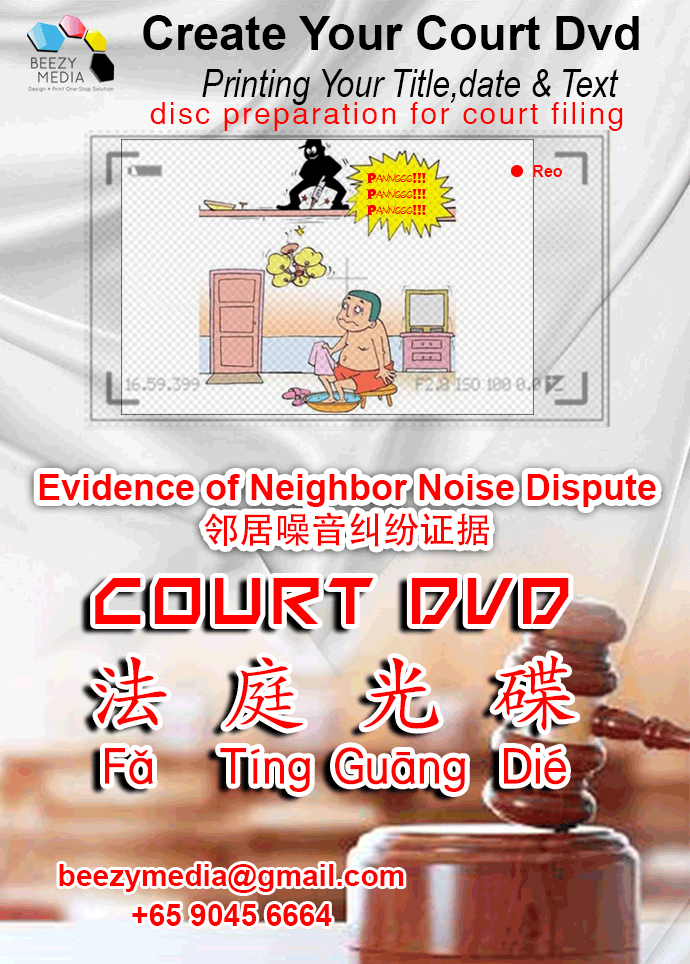 Singapore CD-DVD-R disc preparation for court filing-+6590456664
